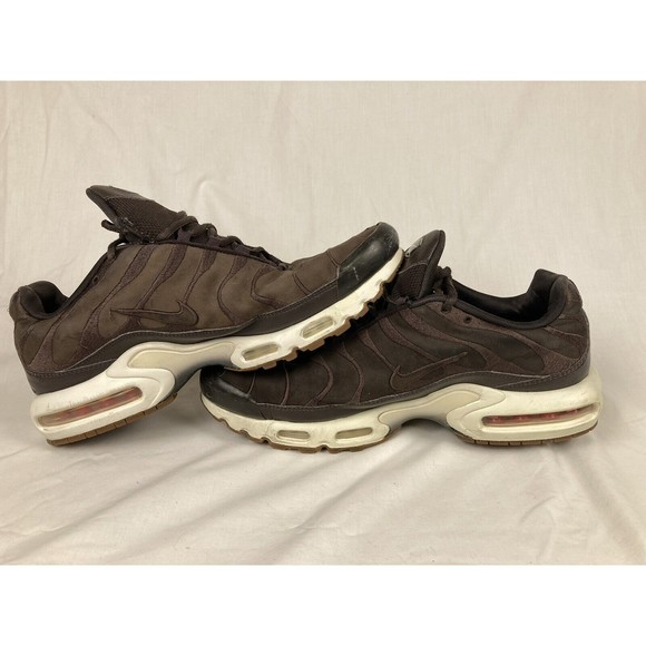 Nike Air Max Plus EF 'Velvet Brown' Mocha Brown Sail Sneakers AH9697-213 Size 12 - Picture 7 of 9